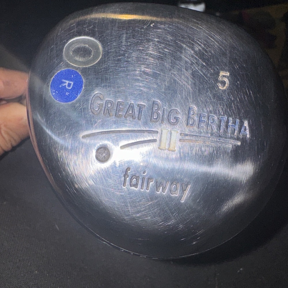 Callaway Great Big Bertha II 5 Fairway Wood‎ 18* GBB System 60 Firm Graphite LH